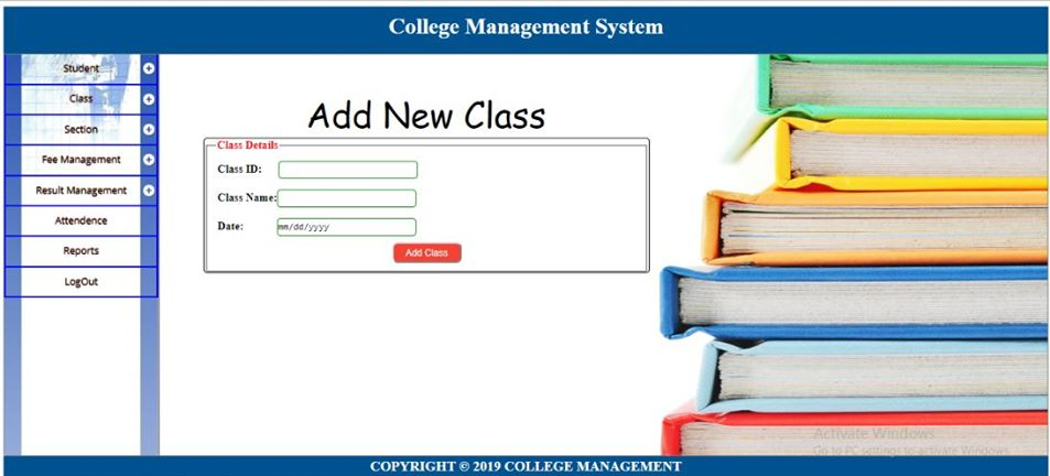 College Management System Project In Python Techprofree