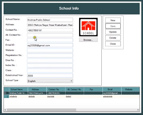 Advance School Management System in c# Desktop Application with source ...